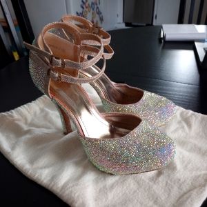 Crystal Encrusted Heels